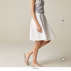 J crew circle skirt with mirror embellishments med NEW